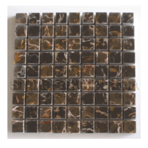 Mosaic Tile,Marble Mosaic,Portoro Extra