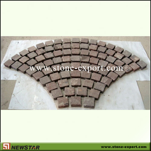 Paver(Paving Stone),Mesh Cobblestone,G666 Ocean Red  