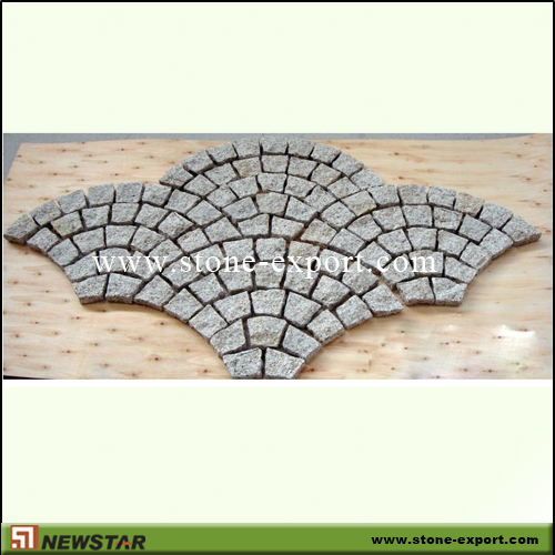 Paver(Paving Stone),Mesh Cobblestone,G603 Mountain Grey