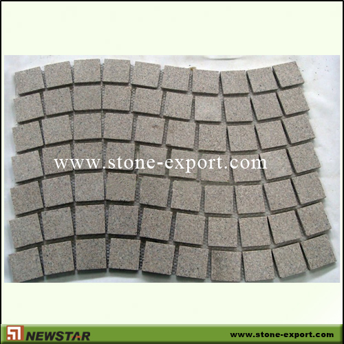 Paver(Paving Stone),Mesh Cobblestone,G636 Apple Pink