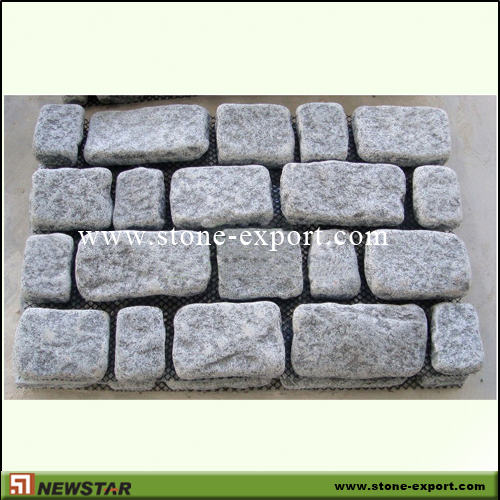 Paver(Paving Stone),Mesh Cobblestone,G603 Mountain Grey