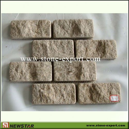 Paver(Paving Stone),Mesh Cobblestone,G682 Golden Yellow