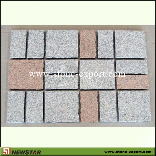 Paver(Paving Stone),Mesh Cobblestone,G603 Mountain Grey