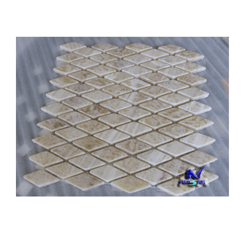 Mosaic Tile,Marble Mosaic,Resin Yellow