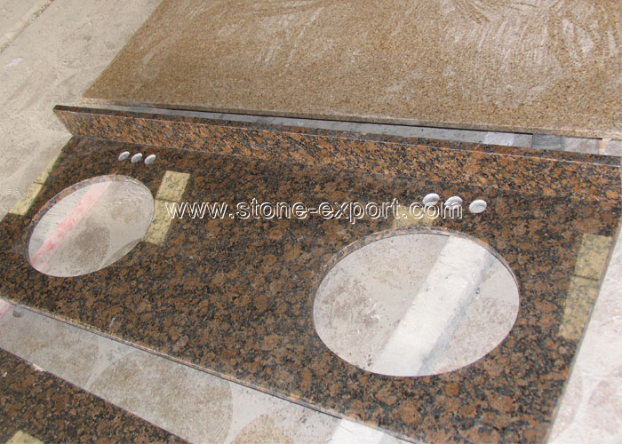 Hotel Countertops,Bath Vanity,Baltic Brown Granite