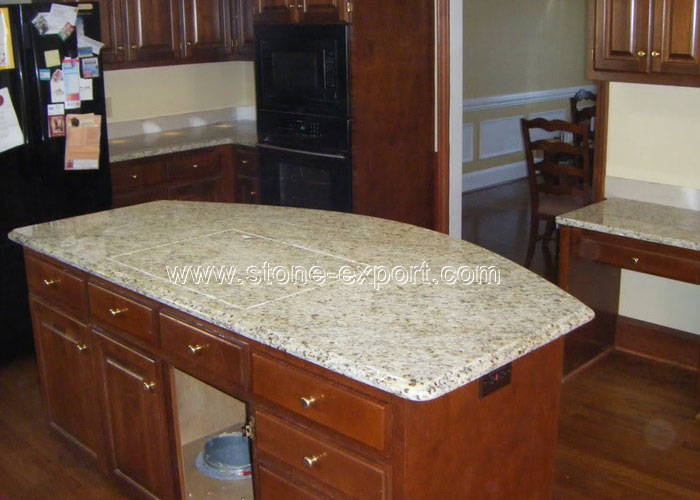 Hotel Countertops,kitchen Countertops,Giallo Ornamental Granite