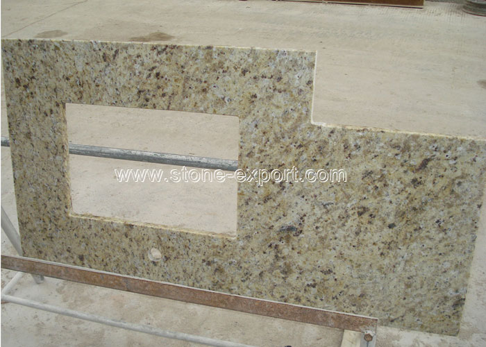 Hotel Countertops series,kitchen Countertops,Giallo Ornamental Granite