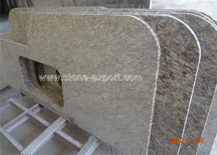 Hotel Countertops,kitchen Countertops,Giallo Cecilia Granite