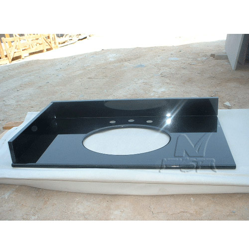 Countertop and Vanity top,Granite Vanity top,Absolute Black