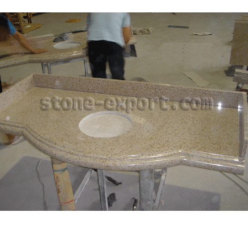 Countertop and Vanity top,Granite Vanity top,Granite bowed Vanity