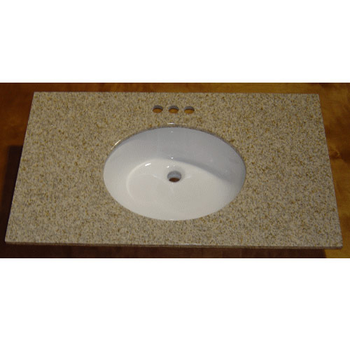 Countertop and Vanity top,Granite Vanity top,Golden Yellow