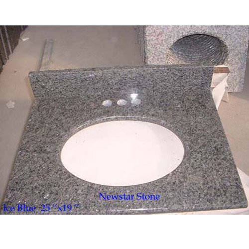 Countertop and Vanity top,Granite Vanity top,Ice Blue