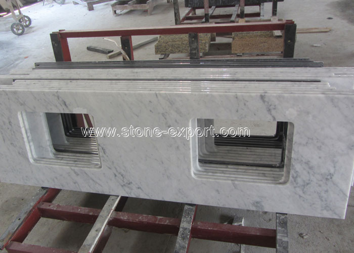 Hotel Countertops,kitchen Countertops,Snow White Marble