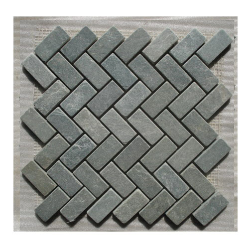 Slate and Quartzite,Slate Mosaic and Border,Green Slate