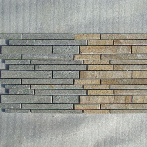 Slate and Quartzite,Slate Mosaic and Border,Rusty Slate