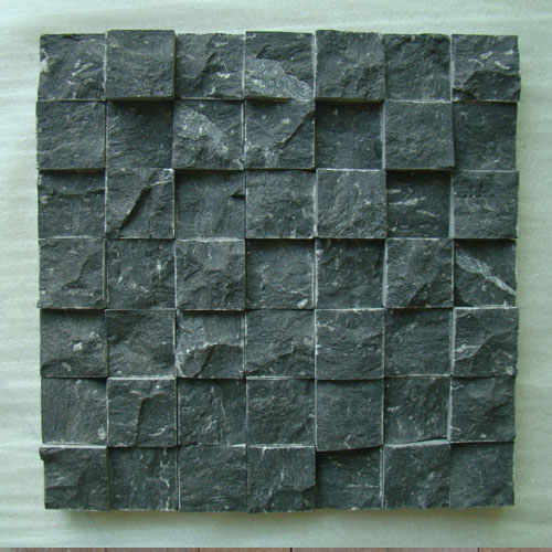 Slate and Quartzite,Slate Mosaic and Border,Black Slate