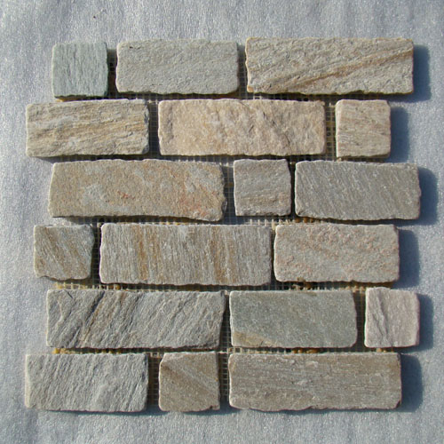 Slate and Quartzite,Slate Mosaic and Border,Yellow Slate