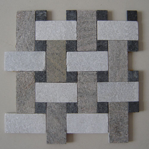 Slate and Quartzite,Slate Mosaic and Border,Multicolor Slate