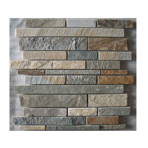 Slate and Quartzite,Slate Mosaic and Border,Rusty Slate