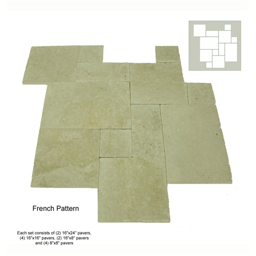 Construction Stone,French Pattern,Travertine