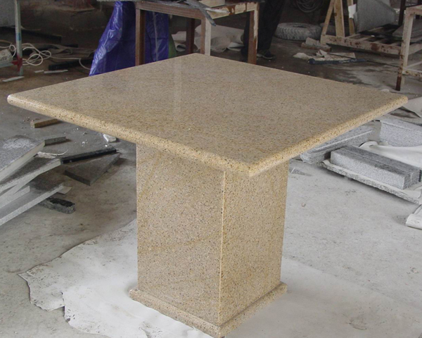 Stone Products Series,Stone Table and Furniture,Golden Yellow