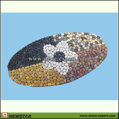 Pebble Series,Pebble Mat,Multicolor Pebble