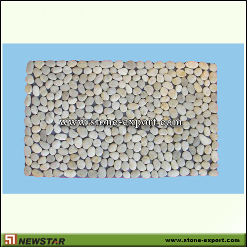 Pebble Series,Stone Mats,Yellow Pebble