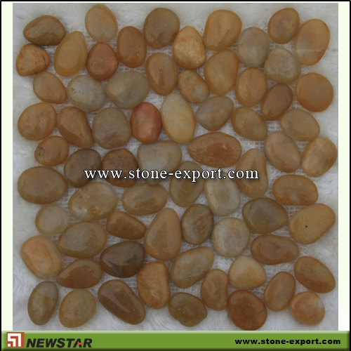 Pebble Series,River Pebble Tile,Yellow Pebble