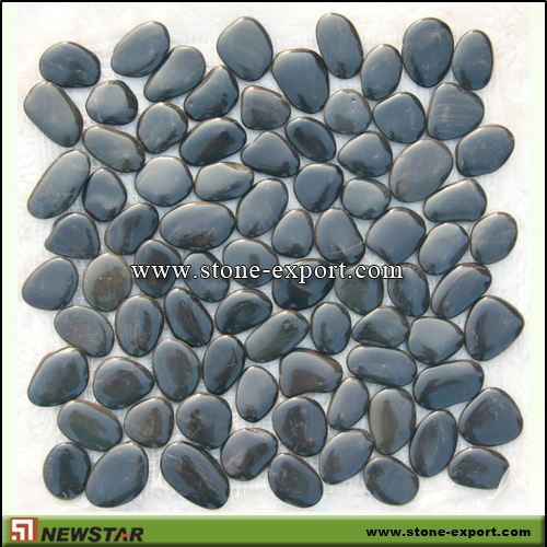 Pebble Series,River Pebble Tile,Black Pebble 