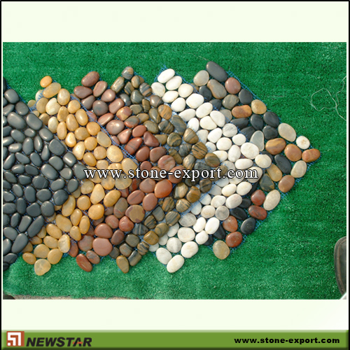 Pebble Series,Machine-Made Pebble Tiles,Multicolor Pebble