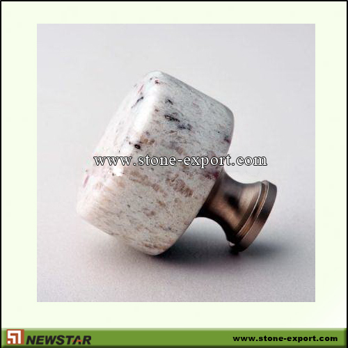 Construction Stone,Stone knobs and Handles,Granite White Galaxy