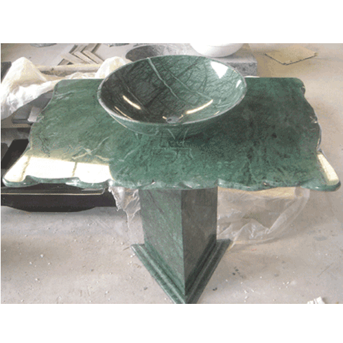 Stone Sink and Basin,Stone Pedestal,Verde Alpi