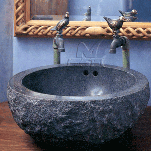 Stone Sink and Basin,Stone Bowl,Absolute Black