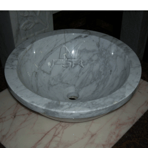 Stone Sink and Basin,Stone Bowl,Bianco Carrara