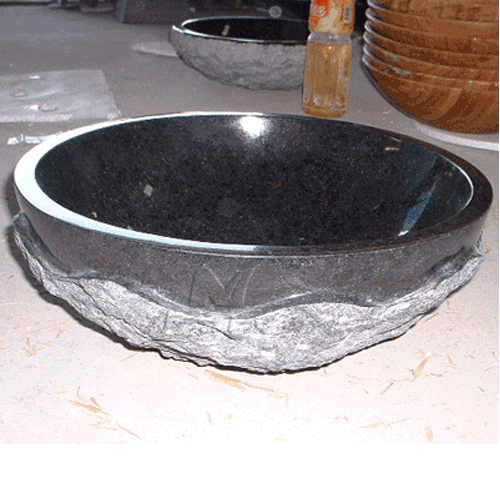 Stone Sink and Basin,Stone Bowl,Absolute Black