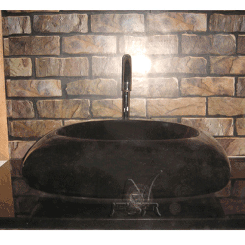 Stone Sink and Basin,Stone Bowl,Absolute Black