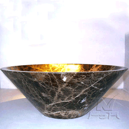 Stone Sink and Basin,Stone Bowl,Dark Emperador