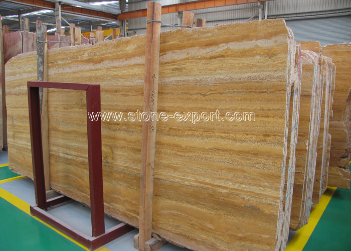 Travertine and Limestone,Travertine Slabs,Golden Travertine