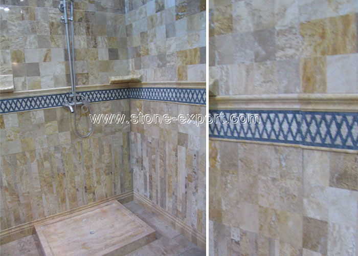 Travertine and Limestone,Travertine Tiles,Golden Travertine