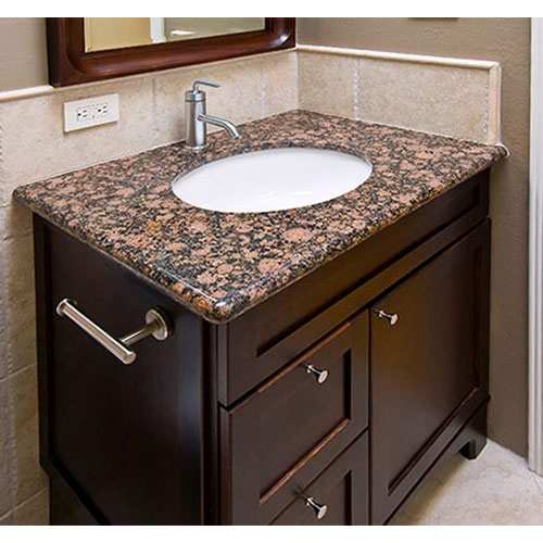 Countertop and Vanity top,Vanity With Ceramic Sinks,Granite