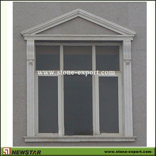 Construction Stone,Door and window Surrounds,White Marble