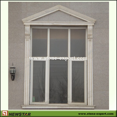 Construction Stone,Door and window Surrounds,White Marble