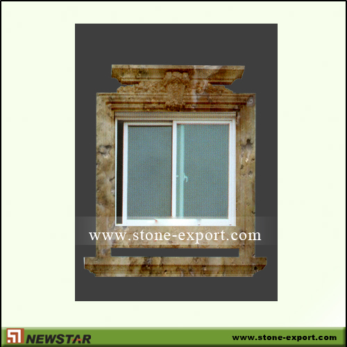 Construction Stone,Door and window Surrounds,Coffee Travertine