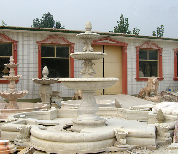 Stone Products Series,Water fountain,White Marble