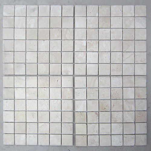 Square Shape Travertine Stone Mosaic Tile Granite Countertops And