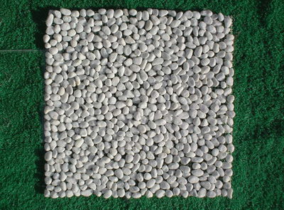Pebble Series,Machine-Made Pebble Tiles,White pebble