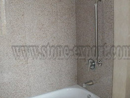 Golden Yellow Granite Tub Surround