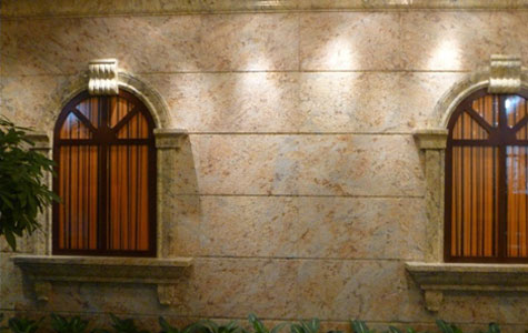 Golden Crystal Granite Wall Tiles