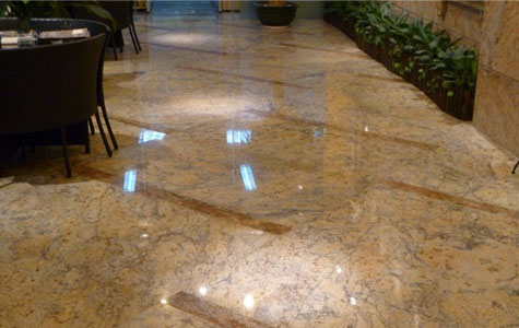 Golden Crystal Granite Floor Tiles