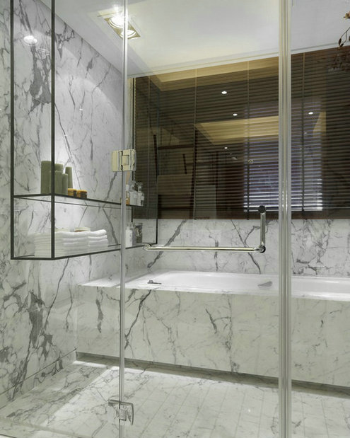 calacatta white bathroom tile